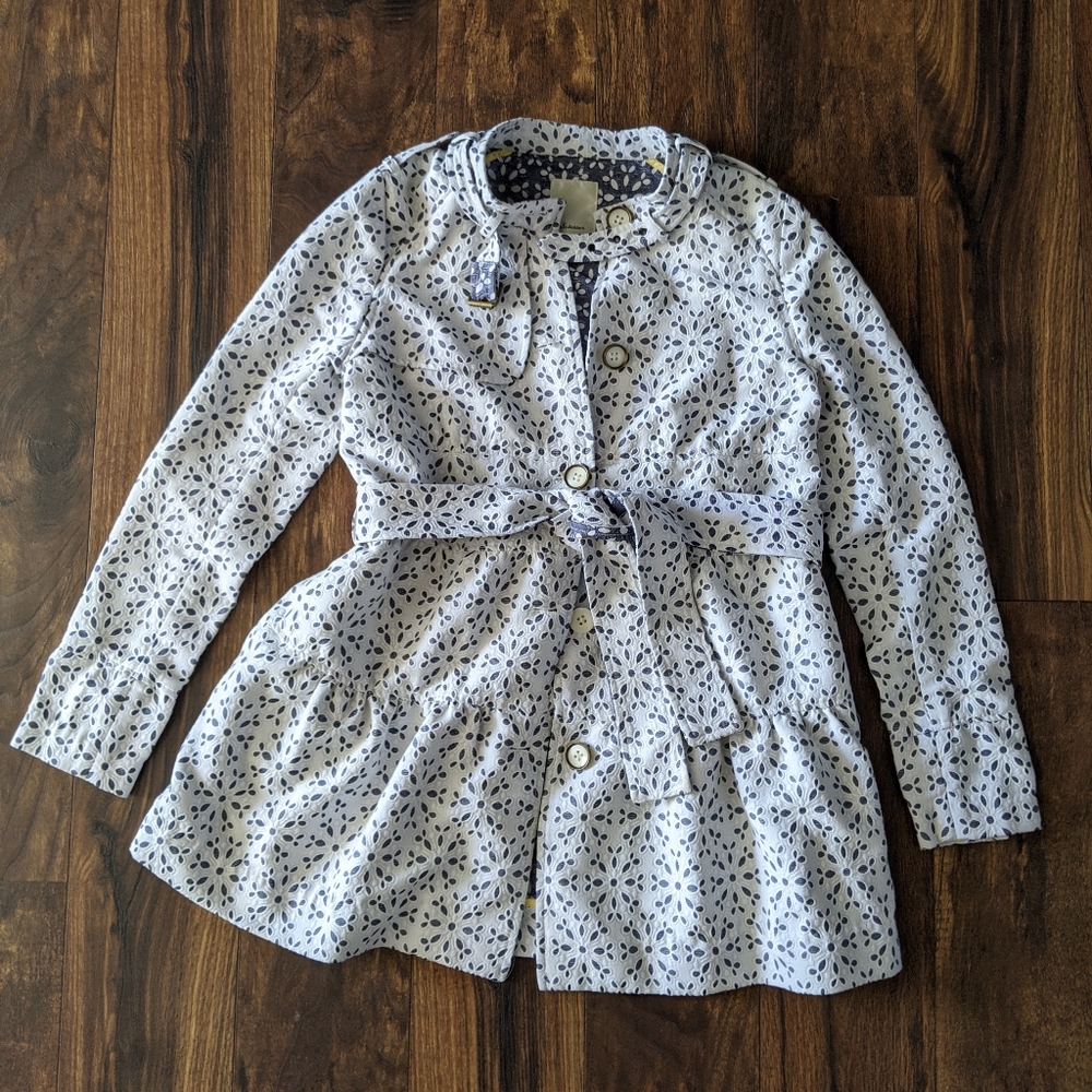 Anthropologie Elevenses Coat Sz 8 Minor Flaws